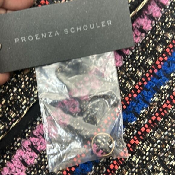 Proenza Schouler Tweed Midi Asymmetric Dress 10 NWT - Picture 12 of 14